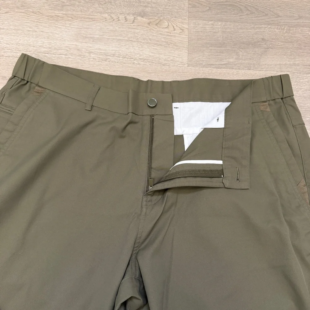 Jack Archer Jetsetter Tech Pants Mens 36x28 Olive Performance‎ Chino
